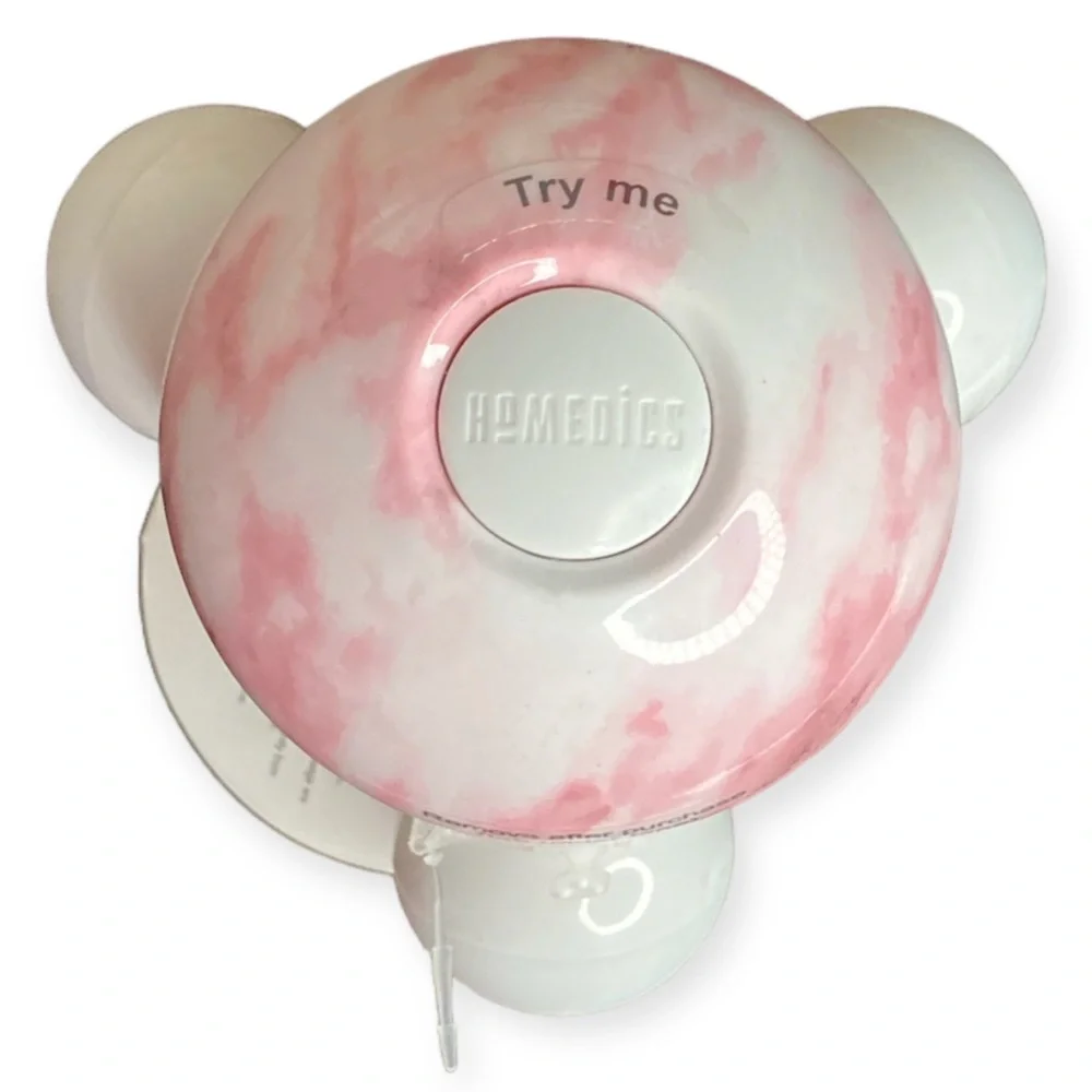 (11) HoMedics Marbleous Novelty Marble Portable Hand Held Mini Massager - Pink